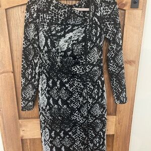 Kay Unger Long Sleeve Dress
